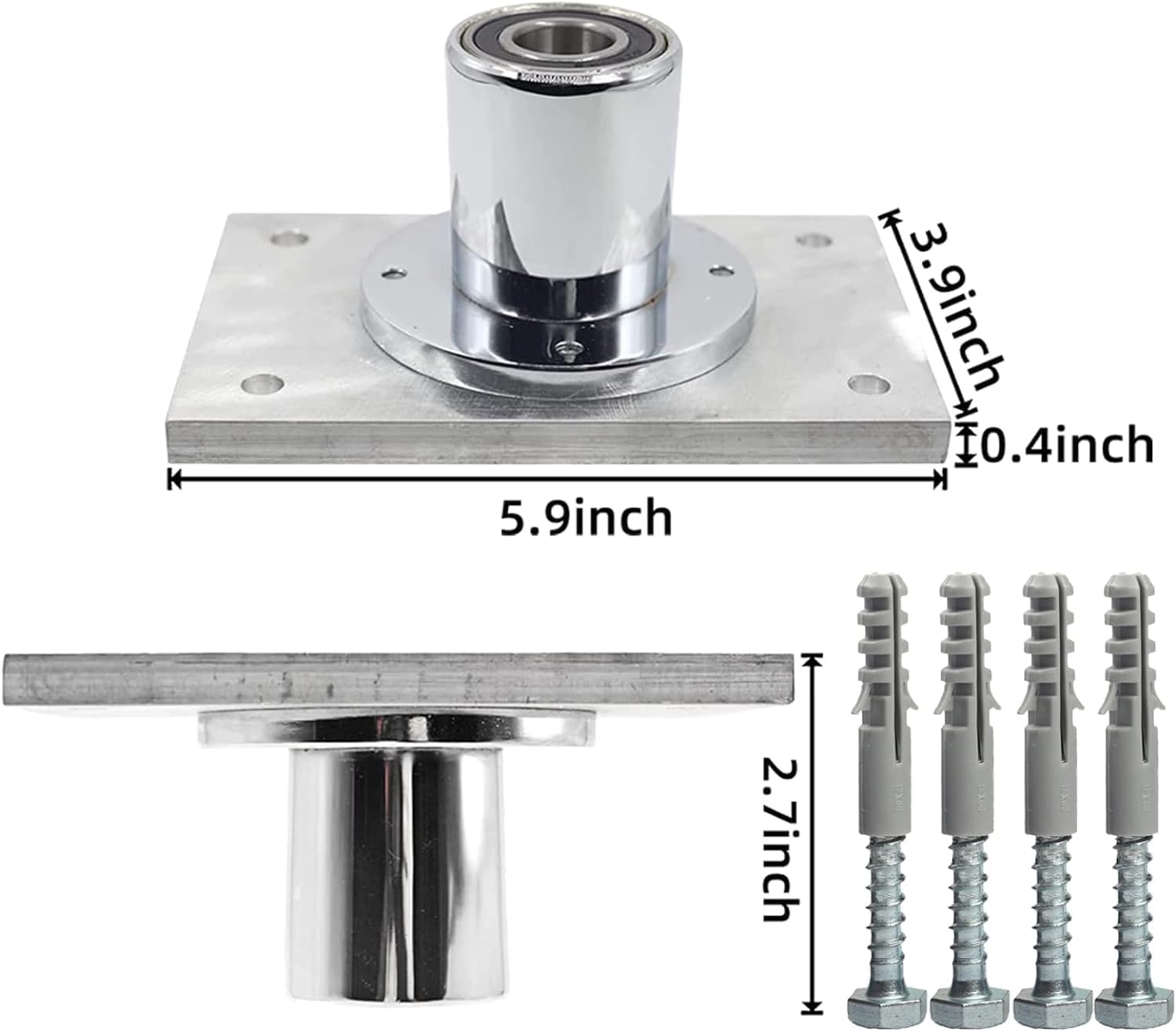 Home Gym Installation - Fixed Plate Pole Dance for GYM