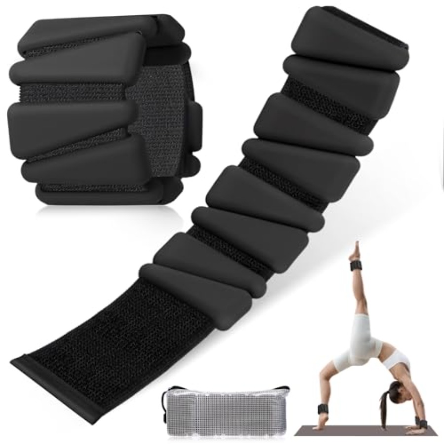 Home Gym Women - Adjustable Silicone Wrist Ankle Weights Set
