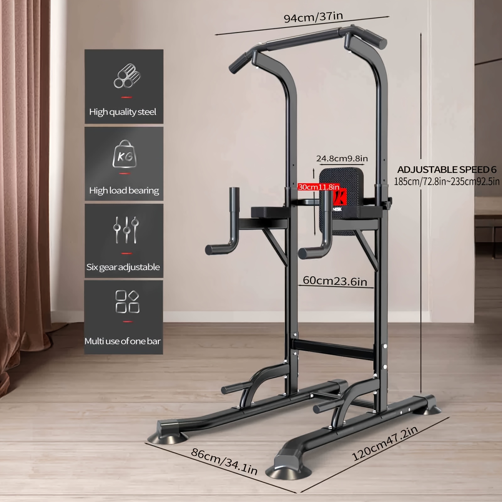 Djustable Height Power Tower D - Home Gym Multifunctional บทวิจารณ์และราคา