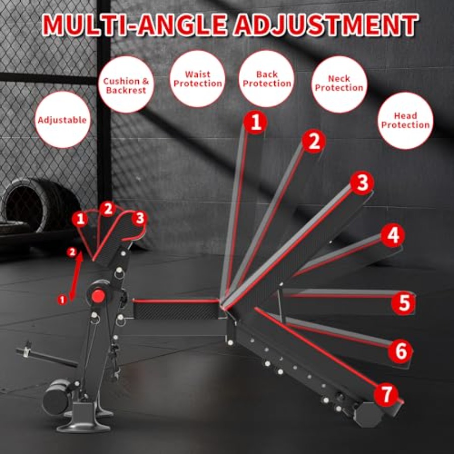 Adjustable Weight Bench - Util - Home Gym Installation บทวิจารณ์และราคา