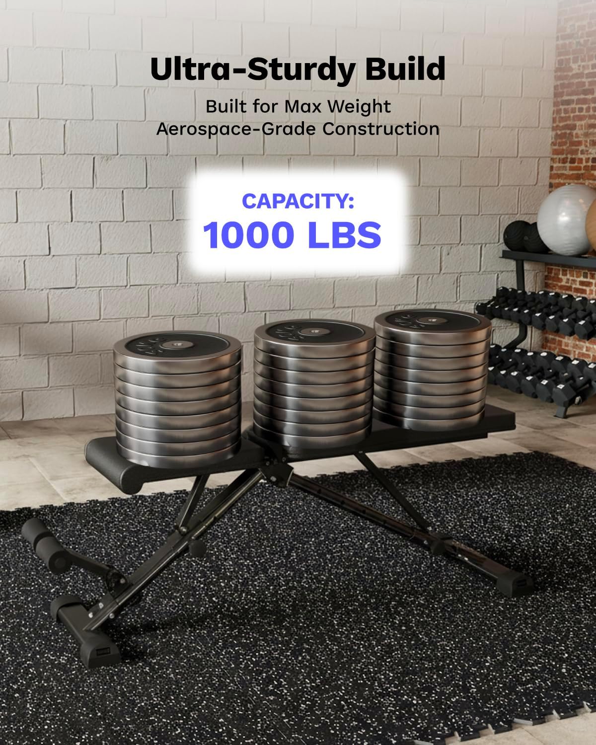 Adjustable Weight Bench for Ho - Home Gym Weight Bench บทวิจารณ์และราคา