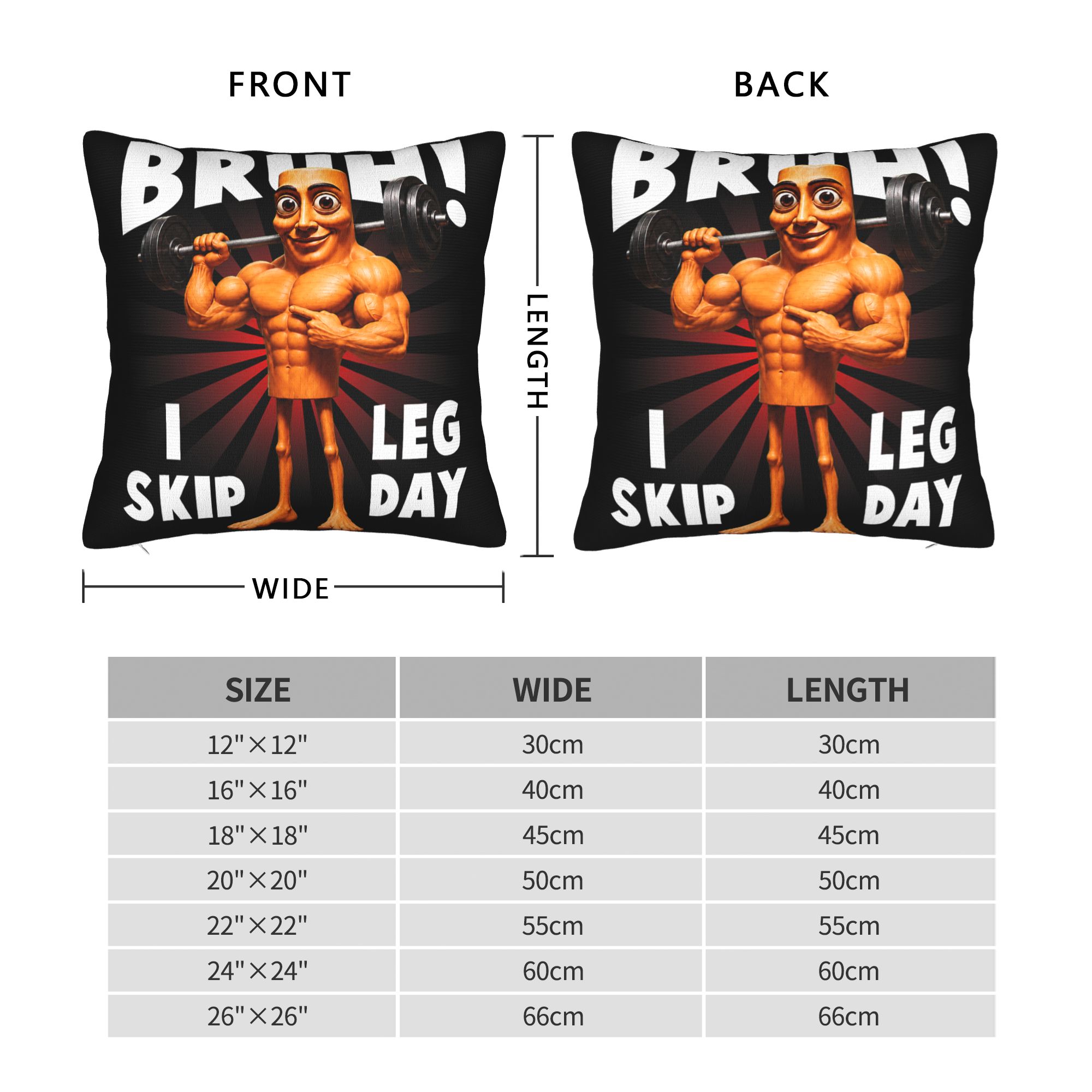 Bruh I Skip Leg Day Tung Tung  - Home Gym Leg Day บทวิจารณ์และราคา