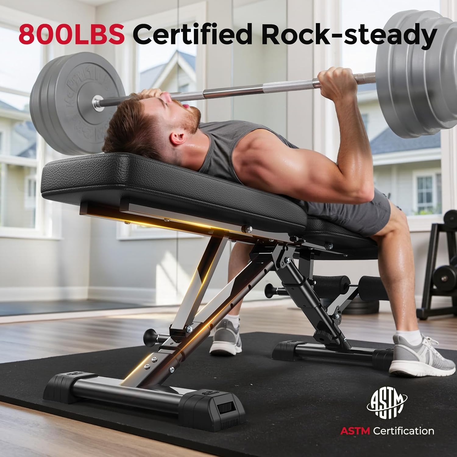 Home Gym Adjustable Weight Ben - Home Gym Weight Bench บทวิจารณ์และราคา