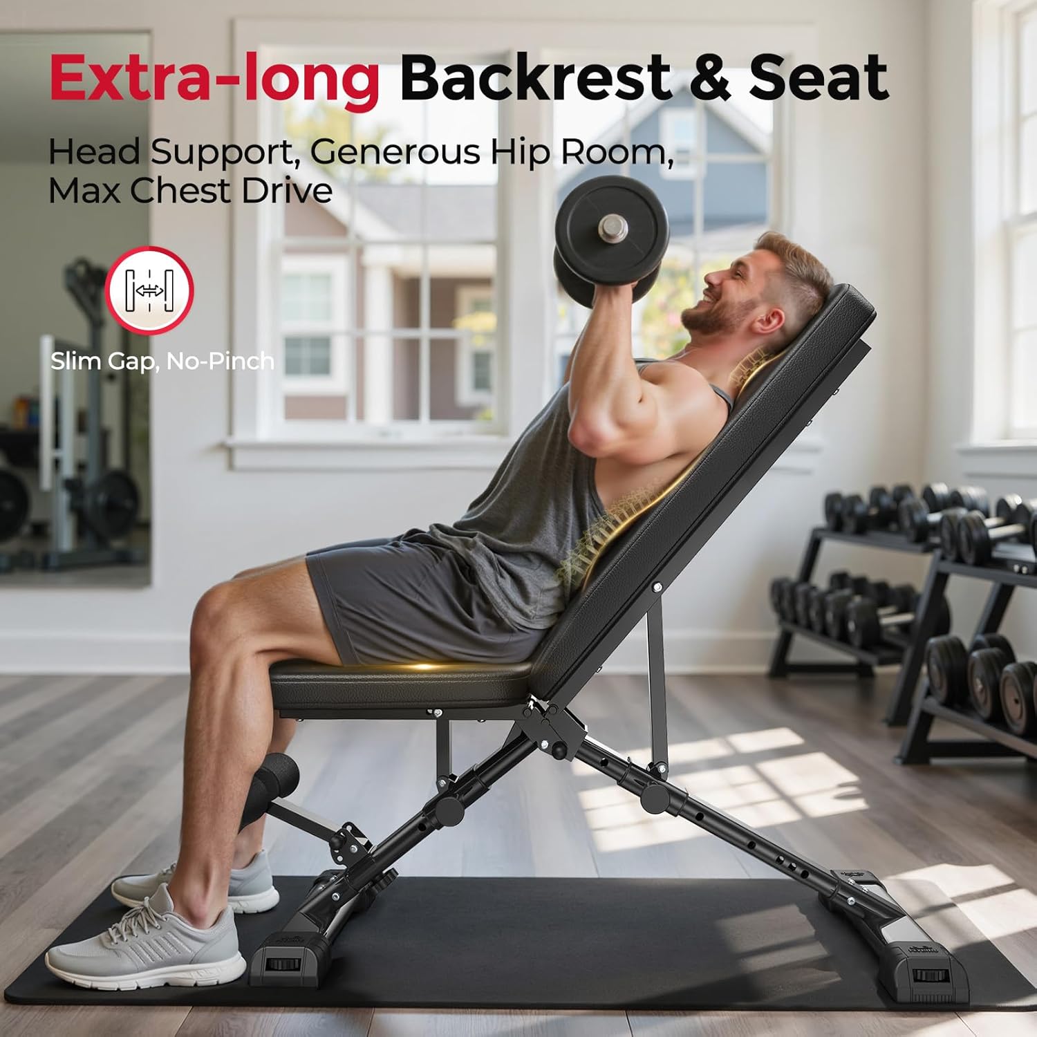 Home Gym Adjustable Weight Ben - Home Gym Weight Bench บทวิจารณ์และราคา