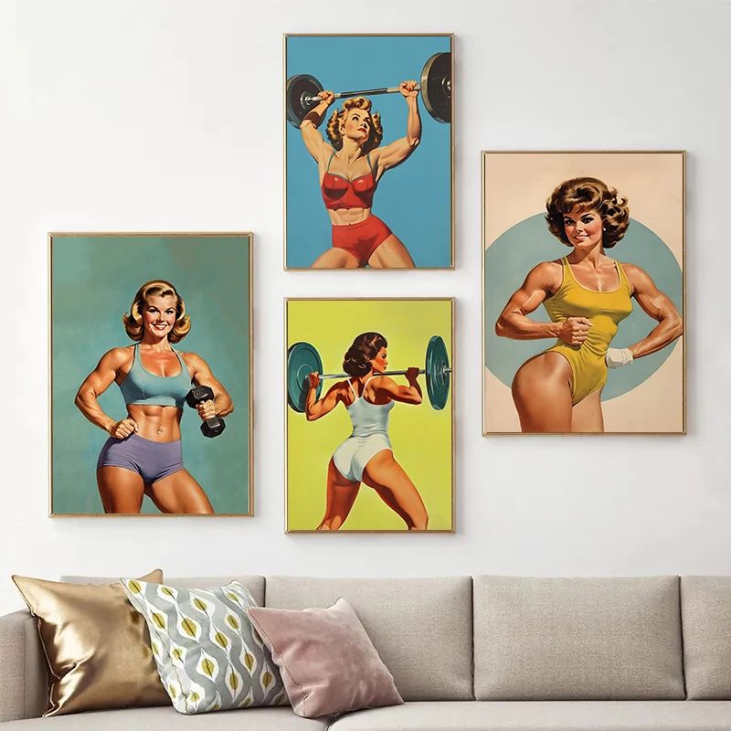 Retro Gym Women Weightlifting  - Home Gym Japan บทวิจารณ์และราคา