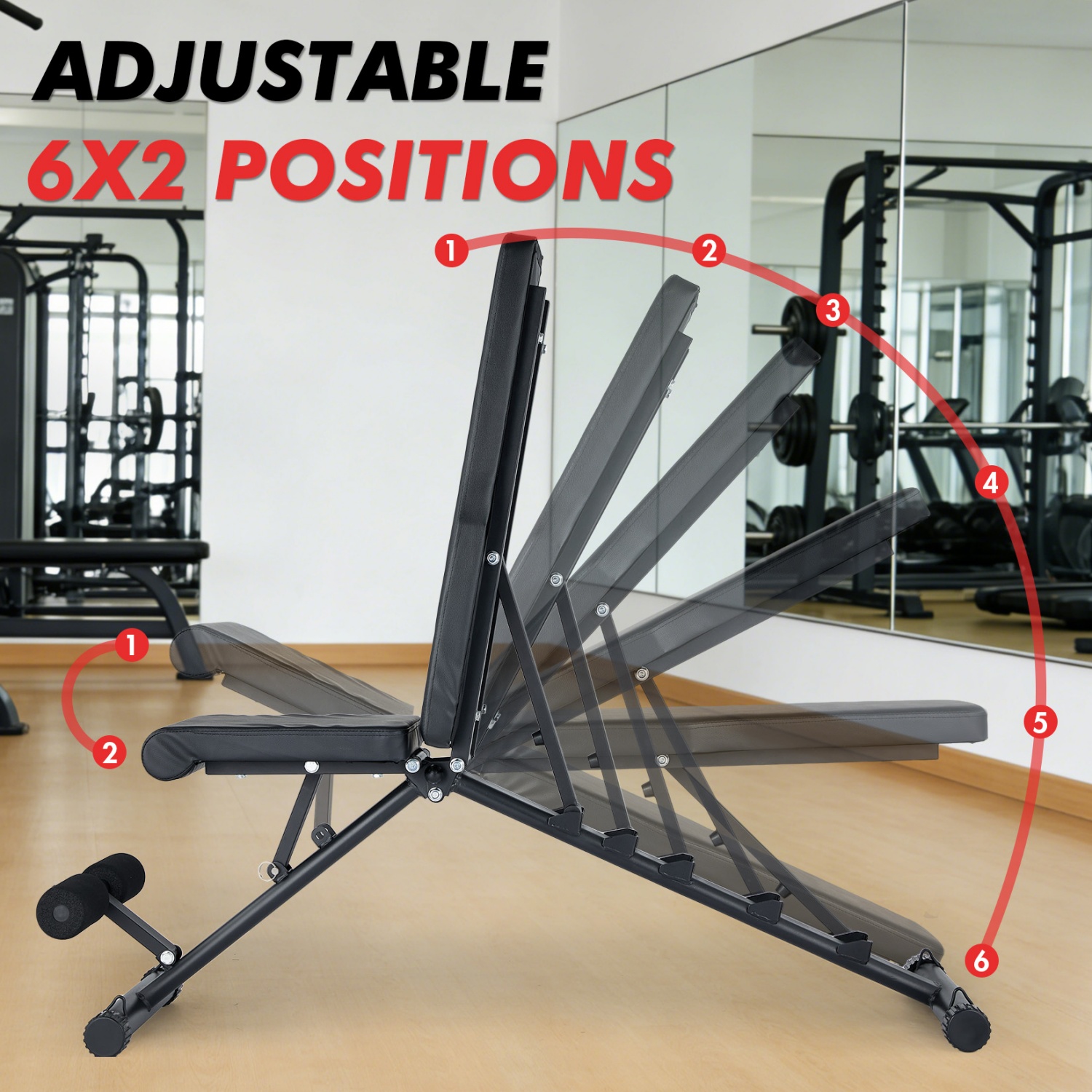 Foldable Weight Bench for Home - Home Gym Weight Bench บทวิจารณ์และราคา