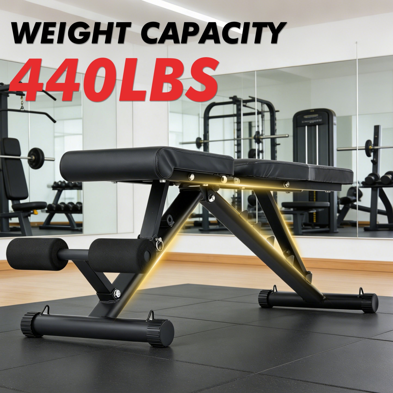 Foldable Weight Bench for Home - Home Gym Weight Bench บทวิจารณ์และราคา