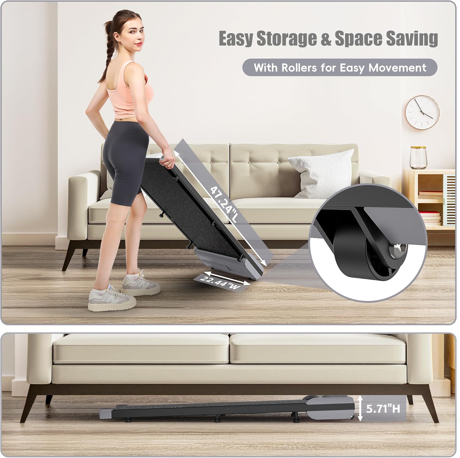 Compact 2-in-1 Under Desk Trea - Home Gym Under $300 บทวิจารณ์และราคา