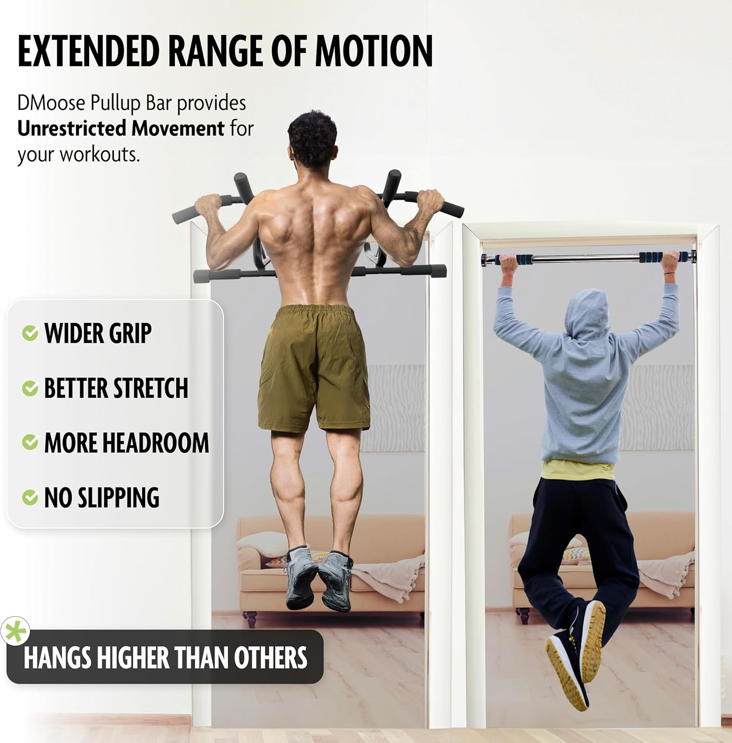 Pull Up Bar for Doorway - Upto - Chin Up Doorframe บทวิจารณ์และราคา