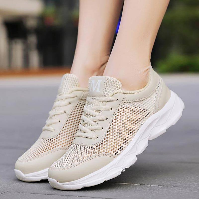 Summer Breathable Sneakers Wom - Home Gym Japan บทวิจารณ์และราคา