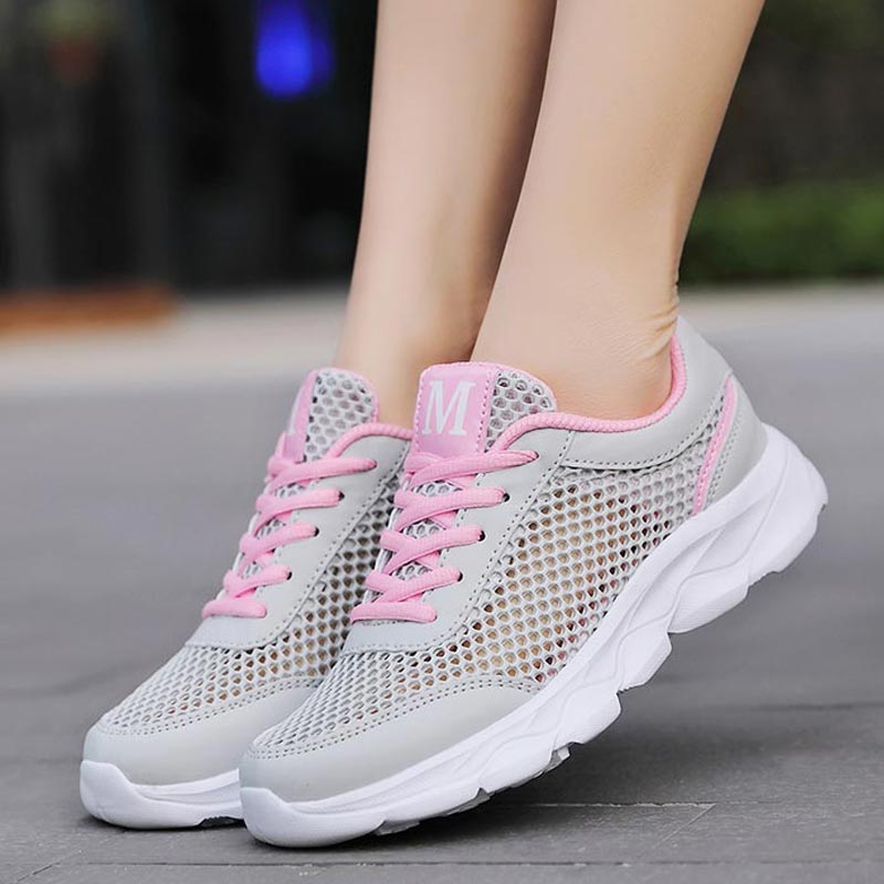 Summer Breathable Sneakers Wom - Home Gym Japan บทวิจารณ์และราคา
