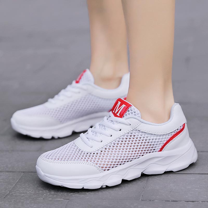 Summer Breathable Sneakers Wom - Home Gym Japan บทวิจารณ์และราคา