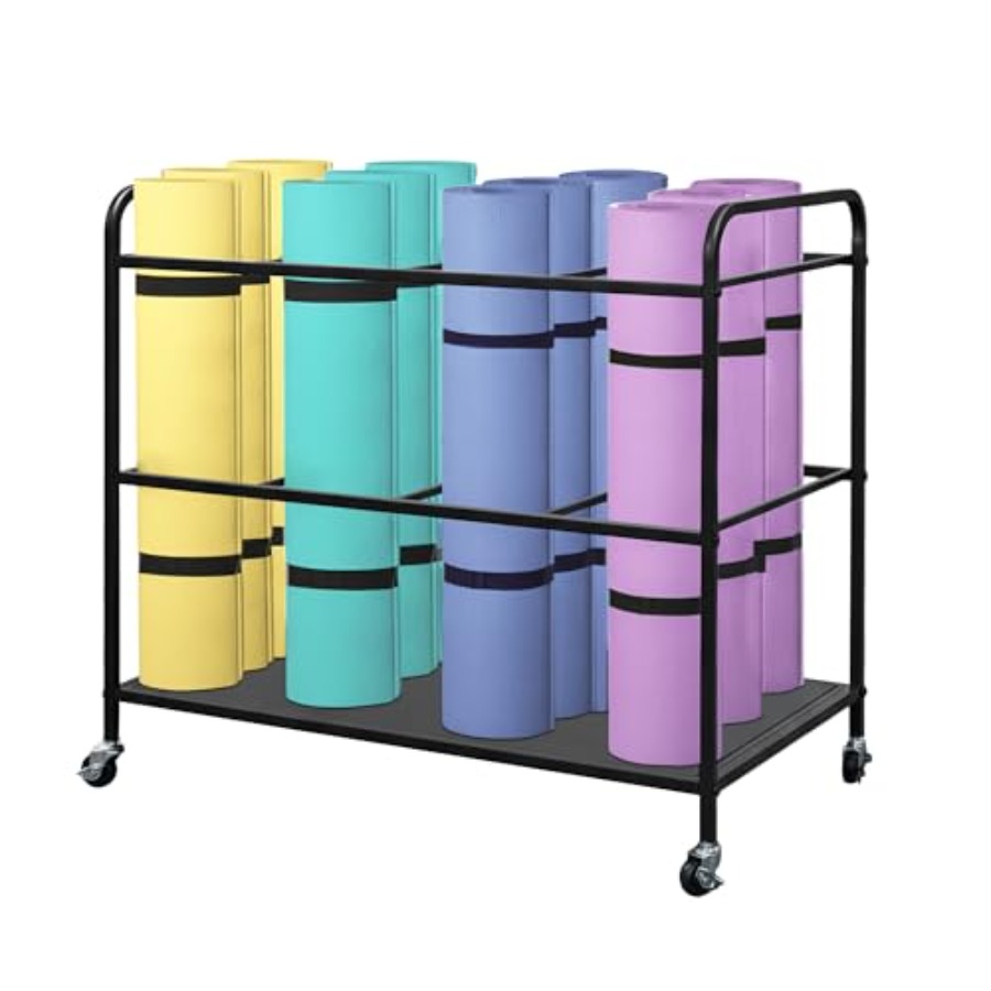 Yoga Mat Rack Storage Basket w - Home Gym All In One บทวิจารณ์และราคา
