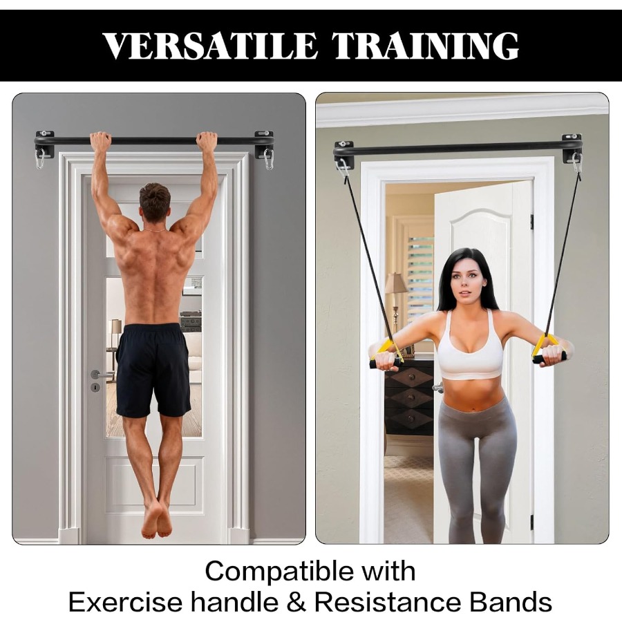 Wall Mounted Pull Up Bar, Door - Chin Up Doorframe บทวิจารณ์และราคา