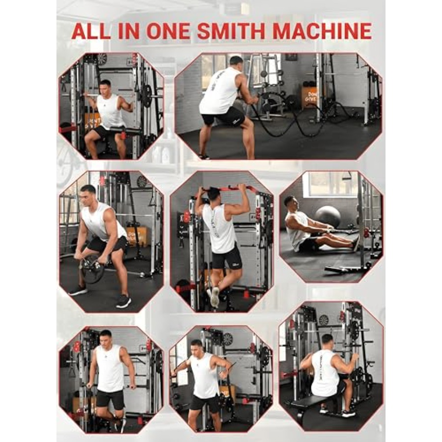 Smith Machine Home Gym All in  - Home Gym All In One บทวิจารณ์และราคา