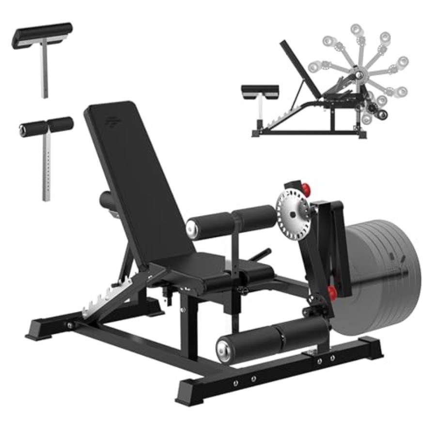 Adjustable Weight Bench with L - Home Gym Weight Bench บทวิจารณ์และราคา