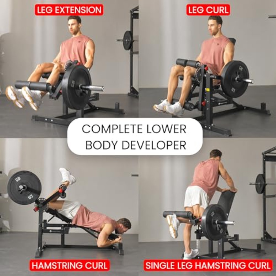 Adjustable Weight Bench with L - Home Gym Weight Bench บทวิจารณ์และราคา
