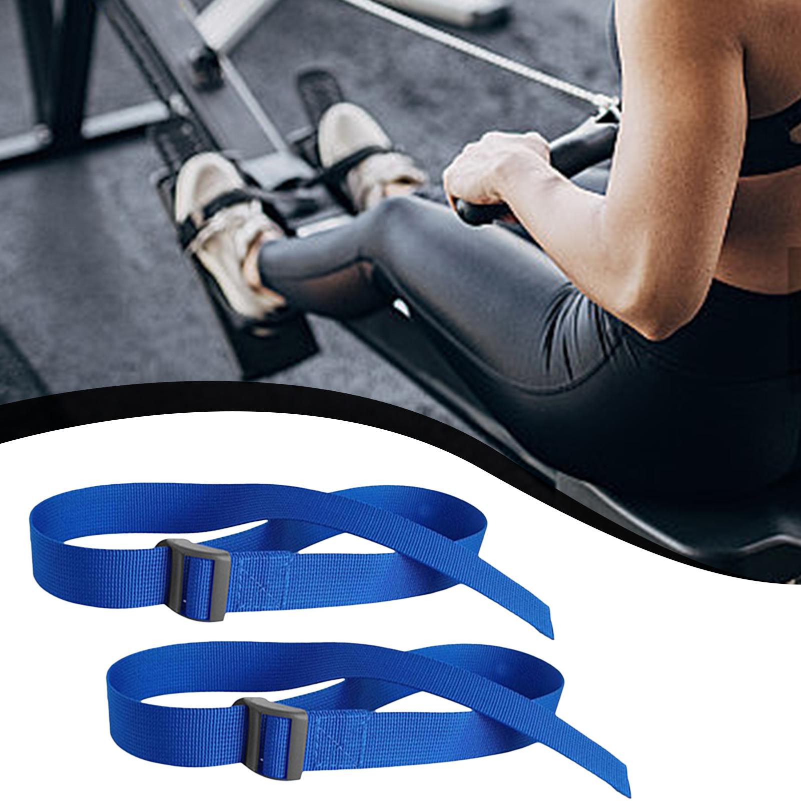 2Pcs Rowing Machine Feet Strap - Home Gym Installation บทวิจารณ์และราคา