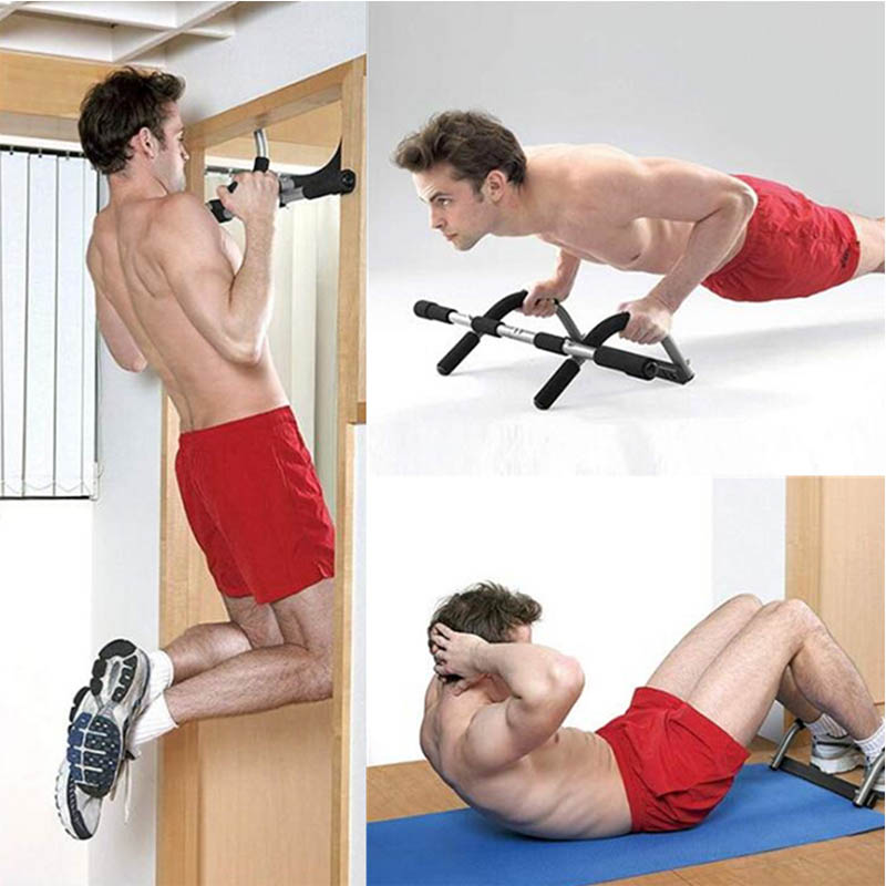 Adjustable Chin Up Bar Exercis - Chin Up Doorframe บทวิจารณ์และราคา