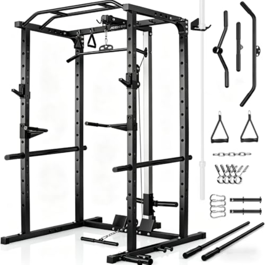 Home gym power rack with LAT p - Home Gym Multifunctional บทวิจารณ์และราคา