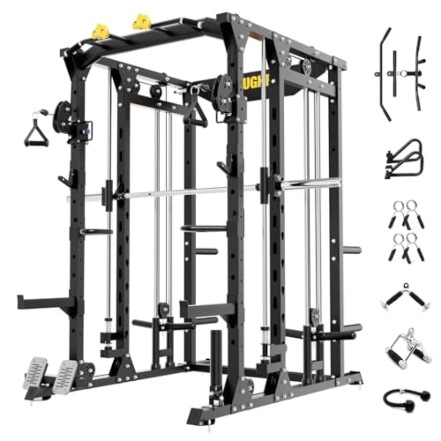 F4 Smith Machine Power Cage wi - Home Gym All In One บทวิจารณ์และราคา
