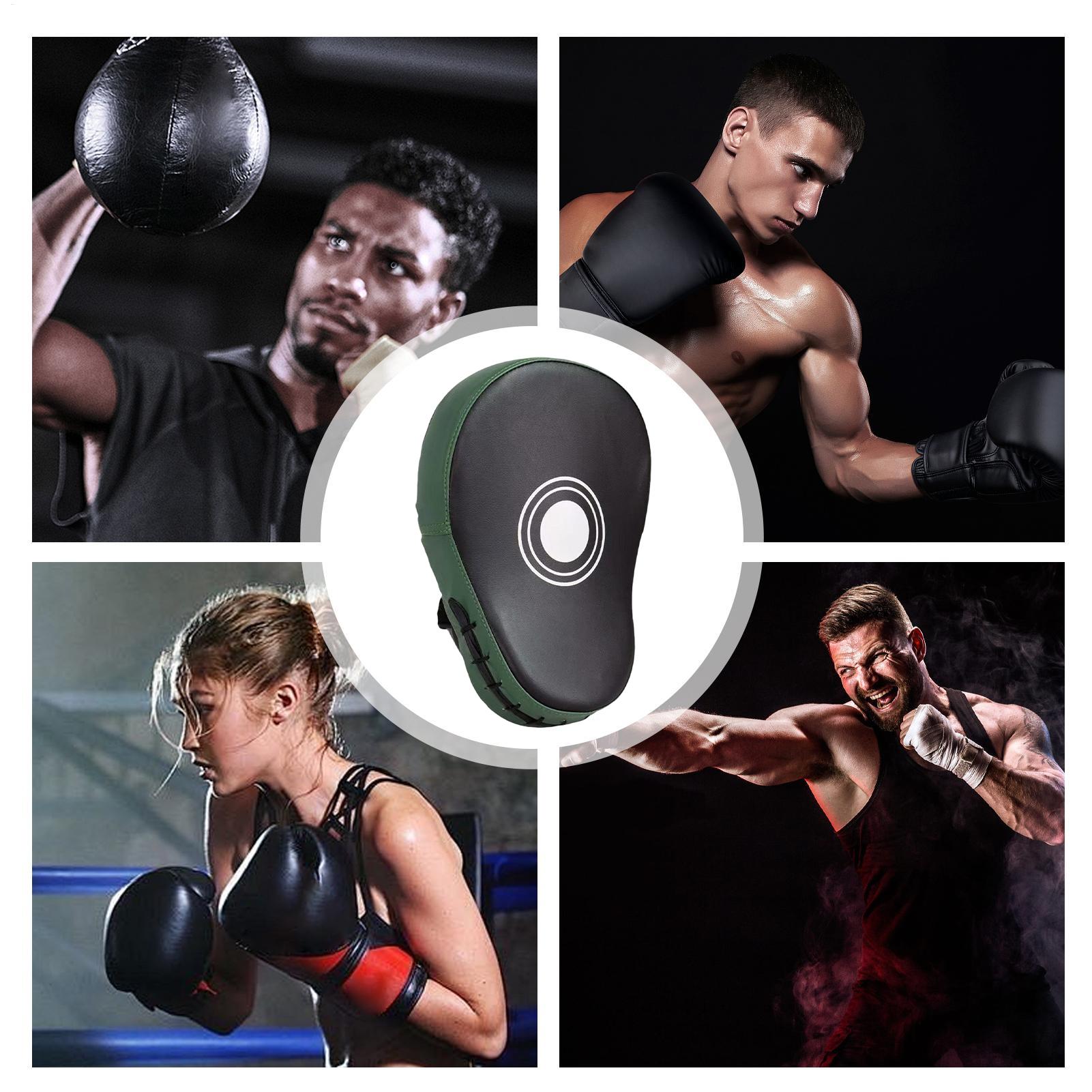 Boxing Pads Mitts PU Leather E - Home Gym Routine บทวิจารณ์และราคา