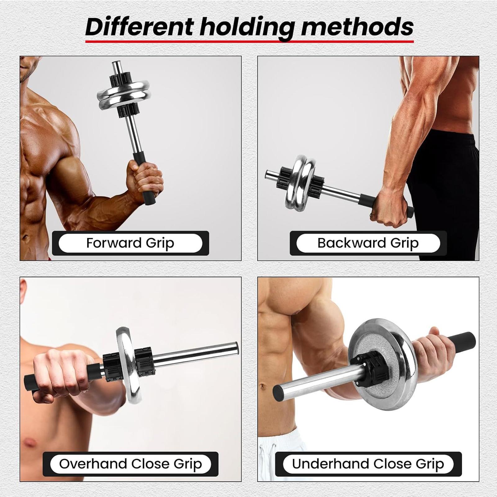 Dumbbell Bar Wrist Bar Exercis - Home Gym Routine บทวิจารณ์และราคา