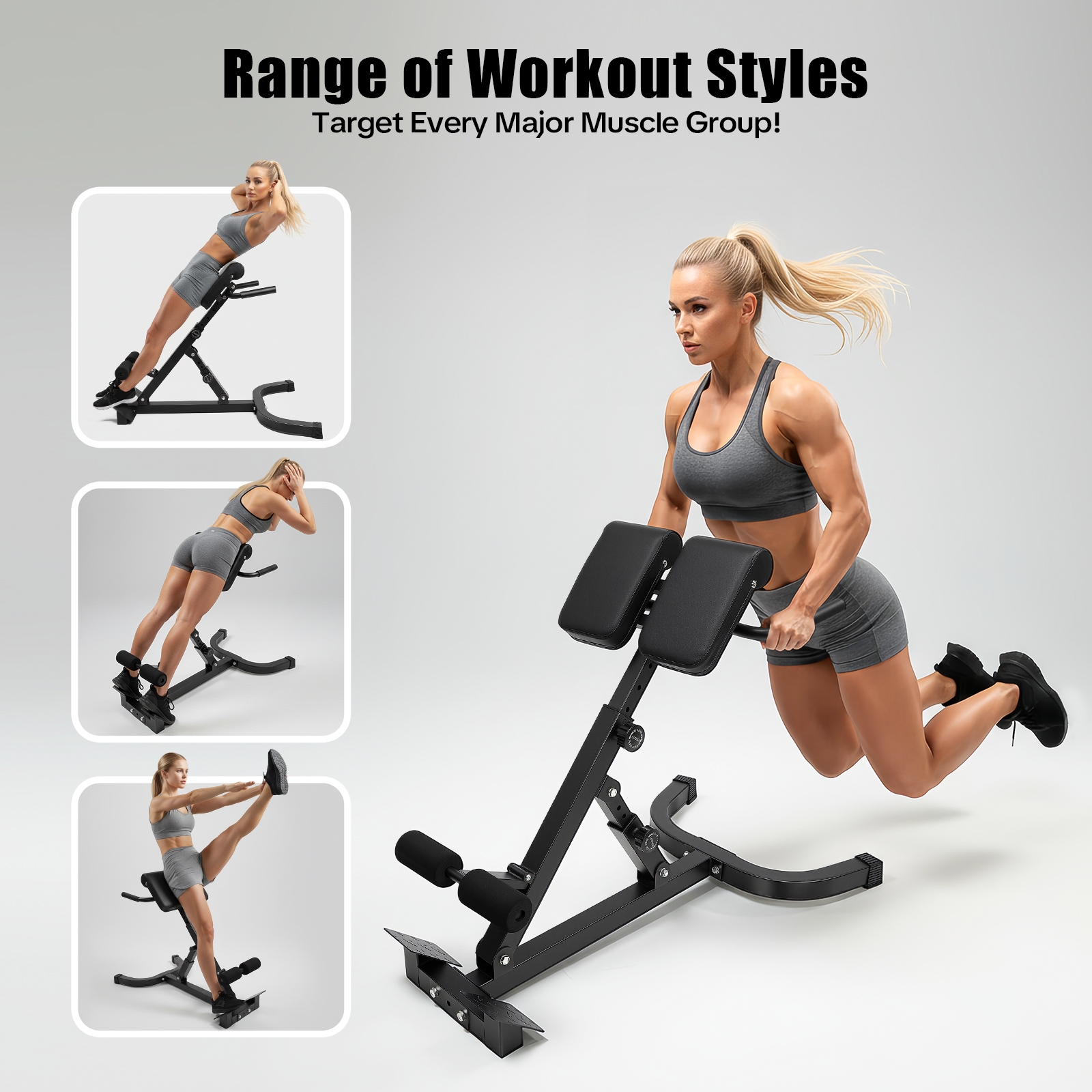 Adjustable Roman Chair Foldabl - Home Gym All In One บทวิจารณ์และราคา