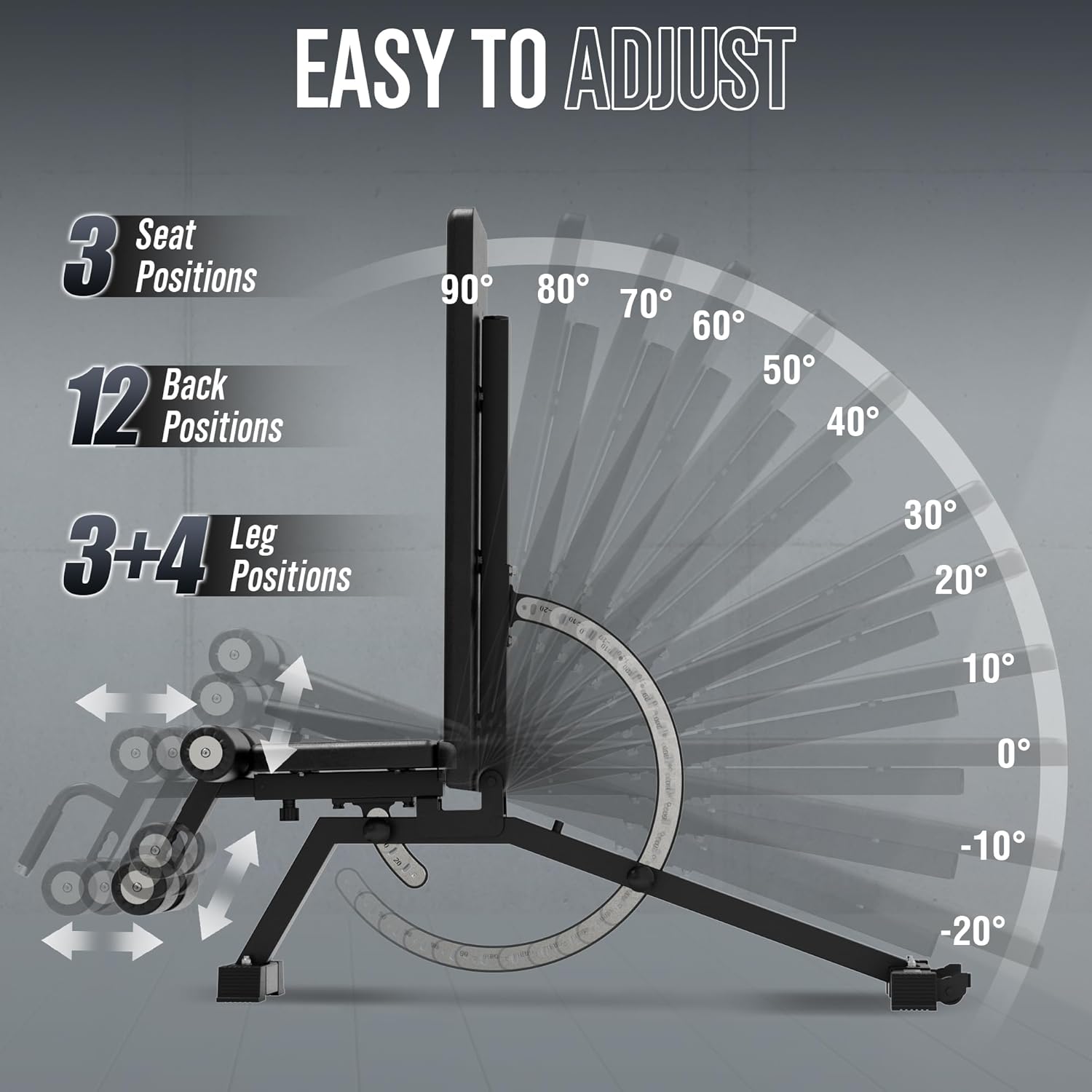Home Gym Weight Bench - Steel  - Home Gym Weight Bench บทวิจารณ์และราคา