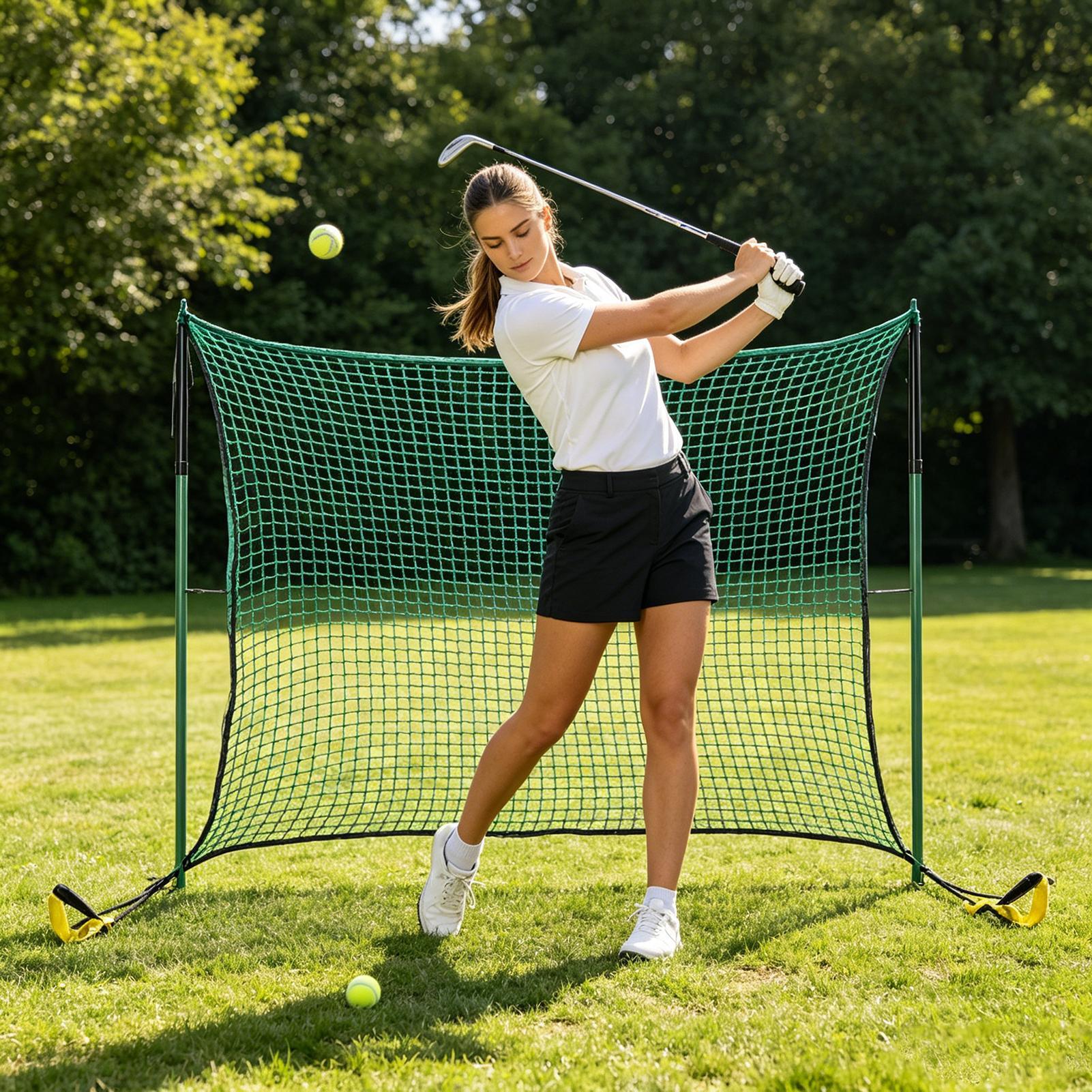 Golf Hitting Net Outdoor Train - Home Gym Women บทวิจารณ์และราคา