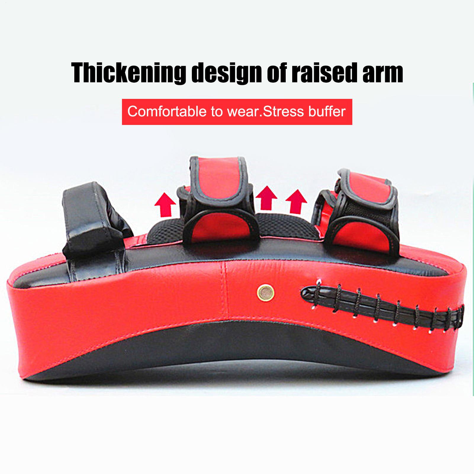 Boxing Pads PU Leather Curved  - Home Gym Trainer บทวิจารณ์และราคา