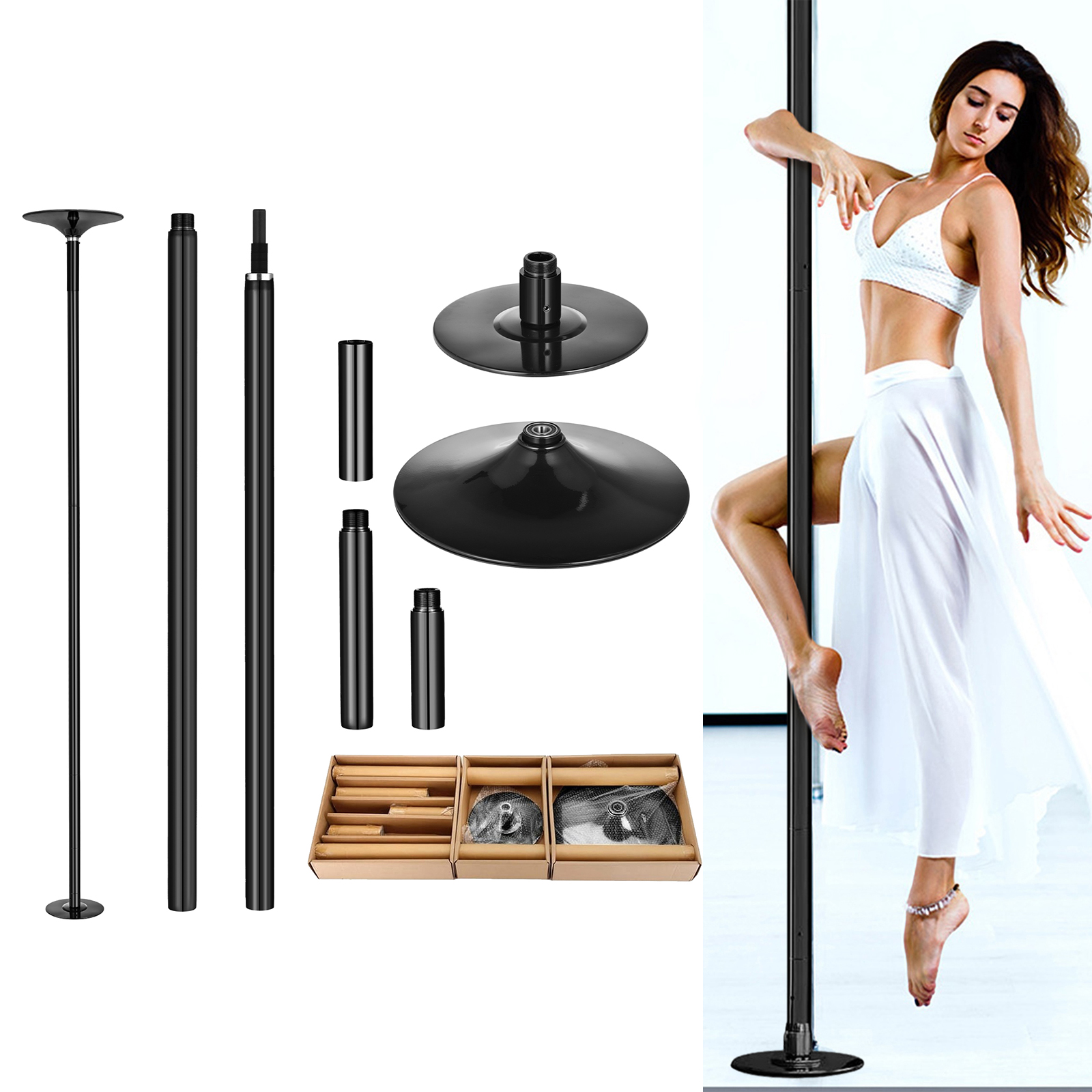 Heavy Duty 45mm Dance Pole for - Home Gym Installation บทวิจารณ์และราคา