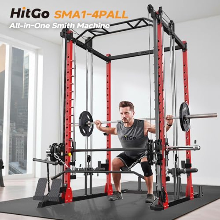 All-in-One Power Rack with Smi - Home Gym All In One บทวิจารณ์และราคา