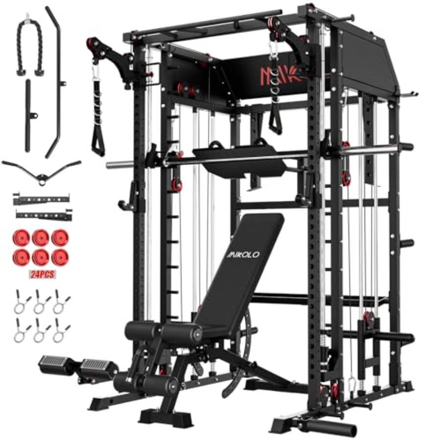 Home gym Smith machine: steel, - Home Gym Multifunctional บทวิจารณ์และราคา