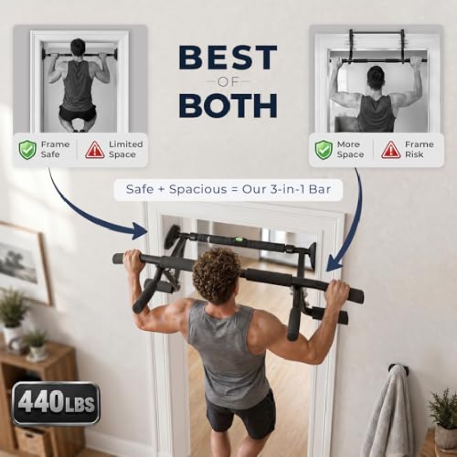 Home gym doorway pull up bar:  - Home Gym Installation บทวิจารณ์และราคา