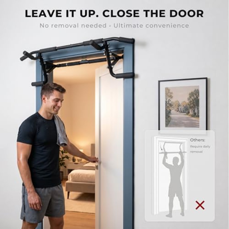 Home gym doorway pull up bar:  - Home Gym Installation บทวิจารณ์และราคา