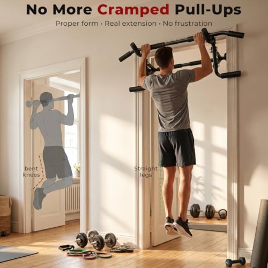 Home gym doorway pull up bar:  - Home Gym Installation บทวิจารณ์และราคา