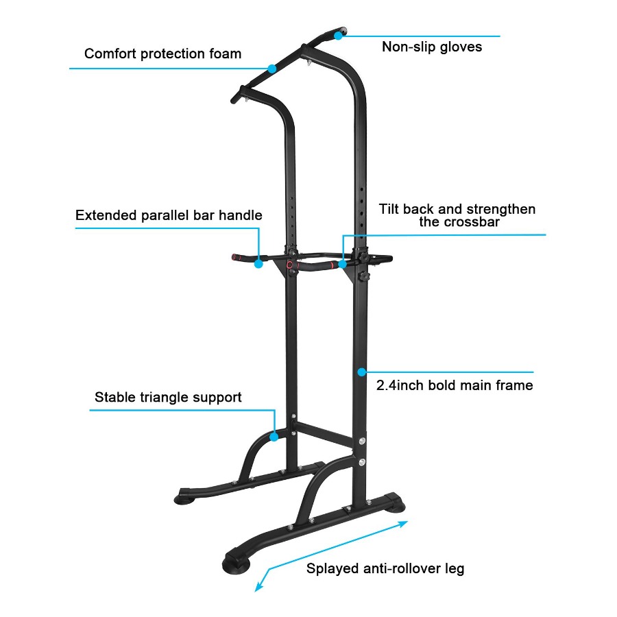 Power Tower Workout Dip Statio - Home Gym Multifunctional บทวิจารณ์และราคา