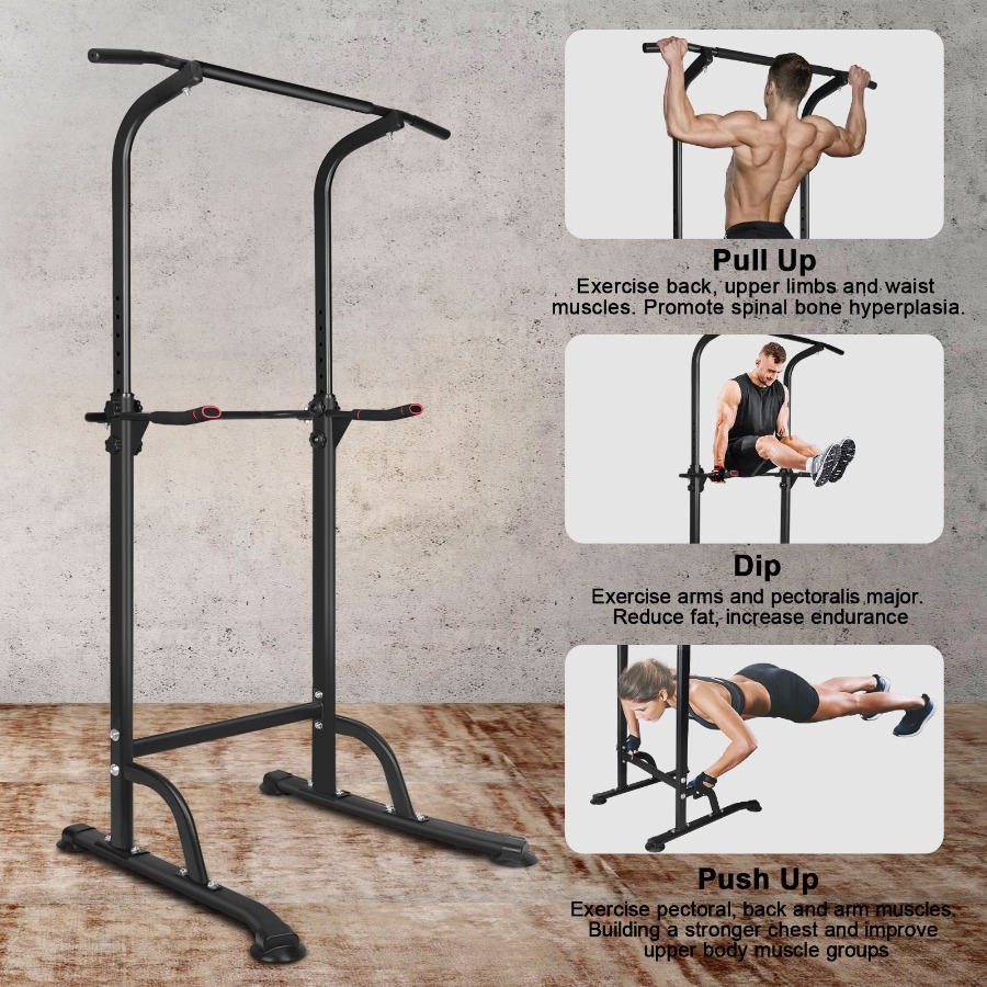 Power Tower Workout Dip Statio - Home Gym Multifunctional บทวิจารณ์และราคา