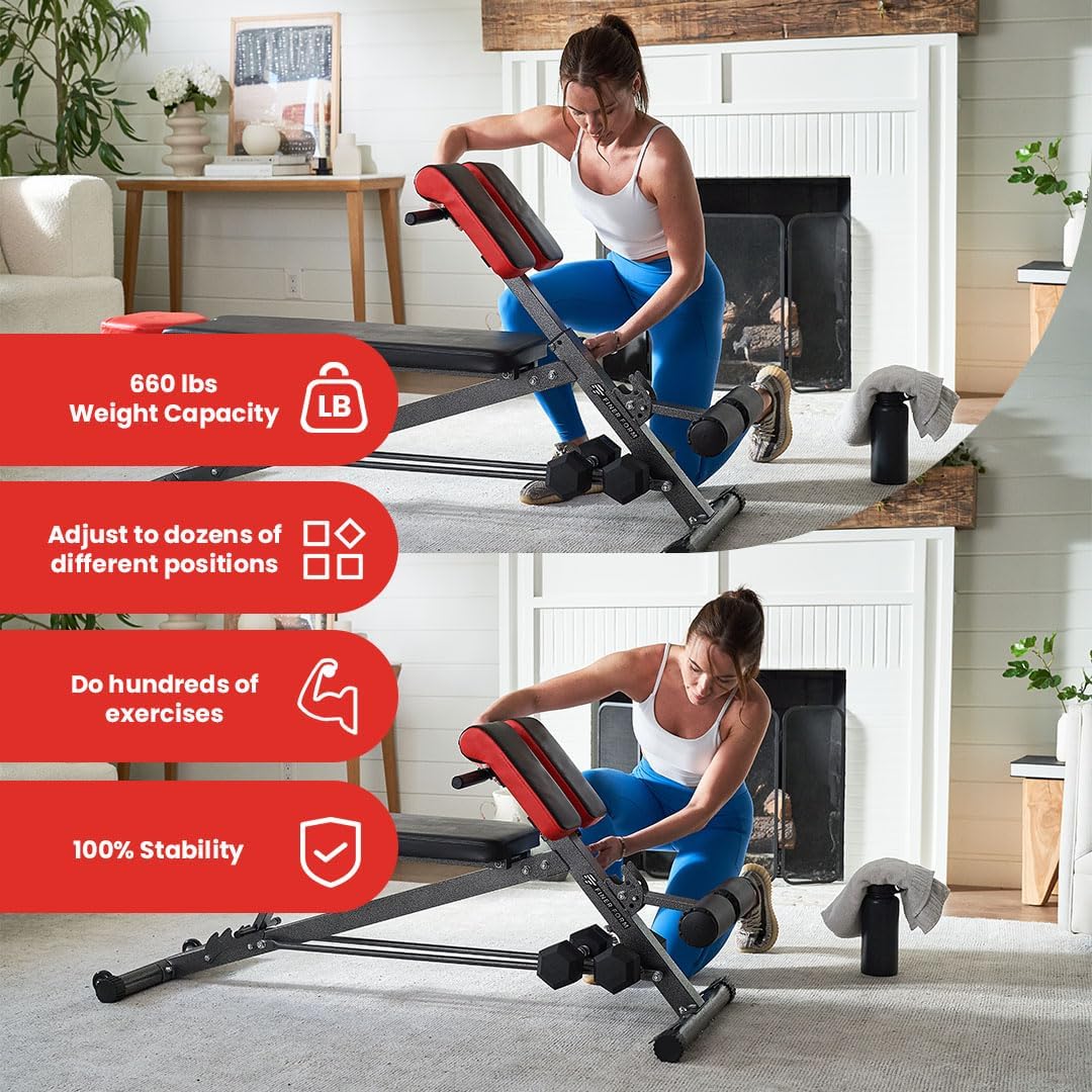 Multi-Functional Weight Bench  - Home Gym All In One บทวิจารณ์และราคา