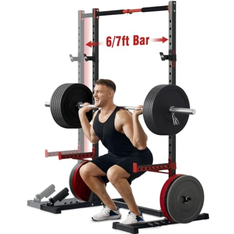 Squat Rack with Pull-Up Bar Mu - Home Gym Multifunctional บทวิจารณ์และราคา