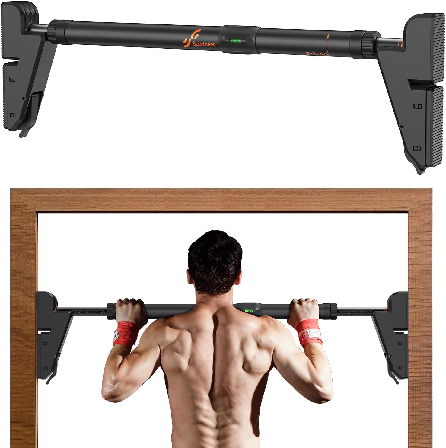 Pull up Bar for Doorway No-Scr - Chin Up Doorframe บทวิจารณ์และราคา