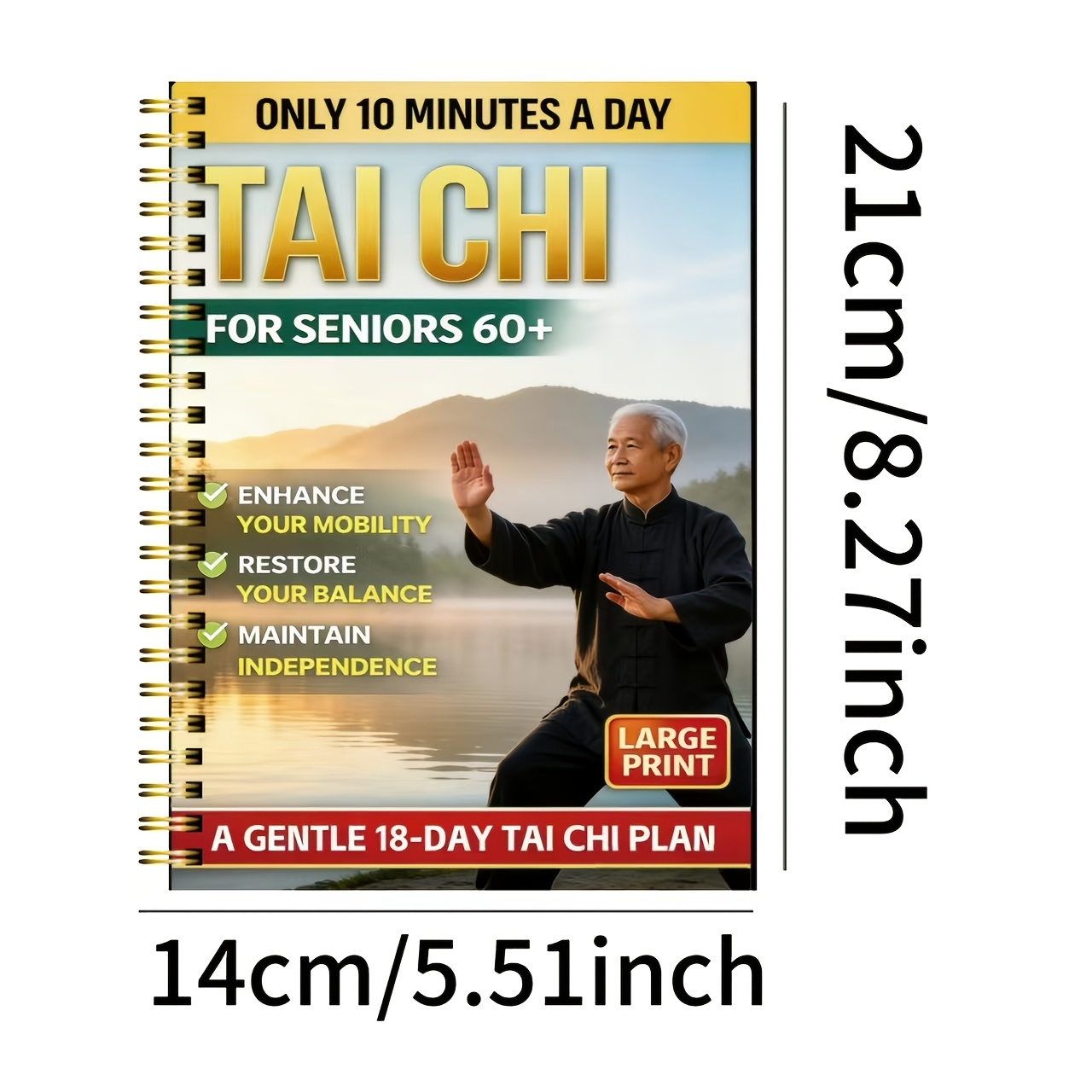 Tai Chi for Seniors 60+ Book:  - Home Gym Routine บทวิจารณ์และราคา