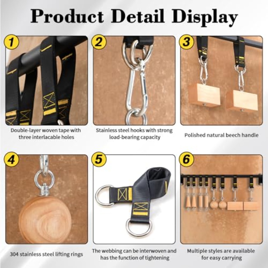 Wall Mounted Pull Up Bar for H - Chin Up Doorframe บทวิจารณ์และราคา